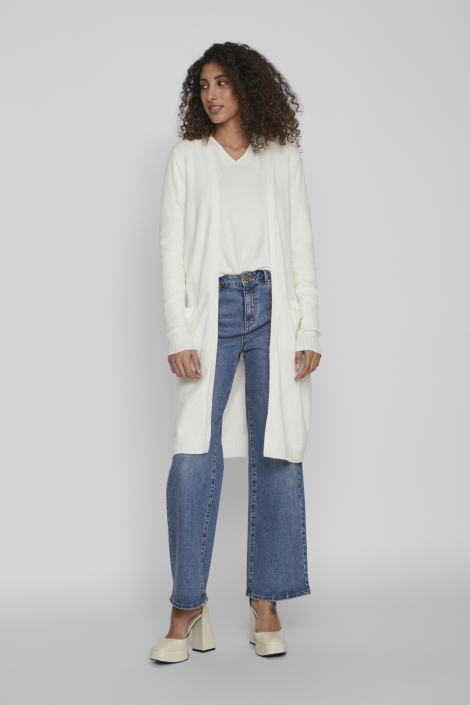 Vila viril long l/s knit cardigan - noo